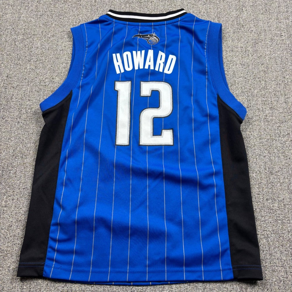 Dwight Howard Orlando Magic Adidas Jersey Kids M Blue NBA Pinstripe Basketball